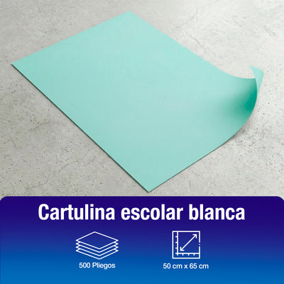 Cartulina Verde 50 x 65 cm | 500 Piezas