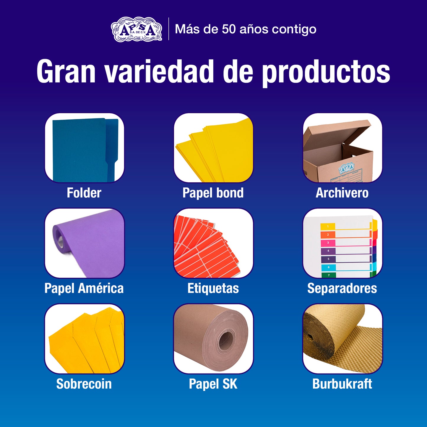 Folder Color Azul Pastel | Tamaño Oficio