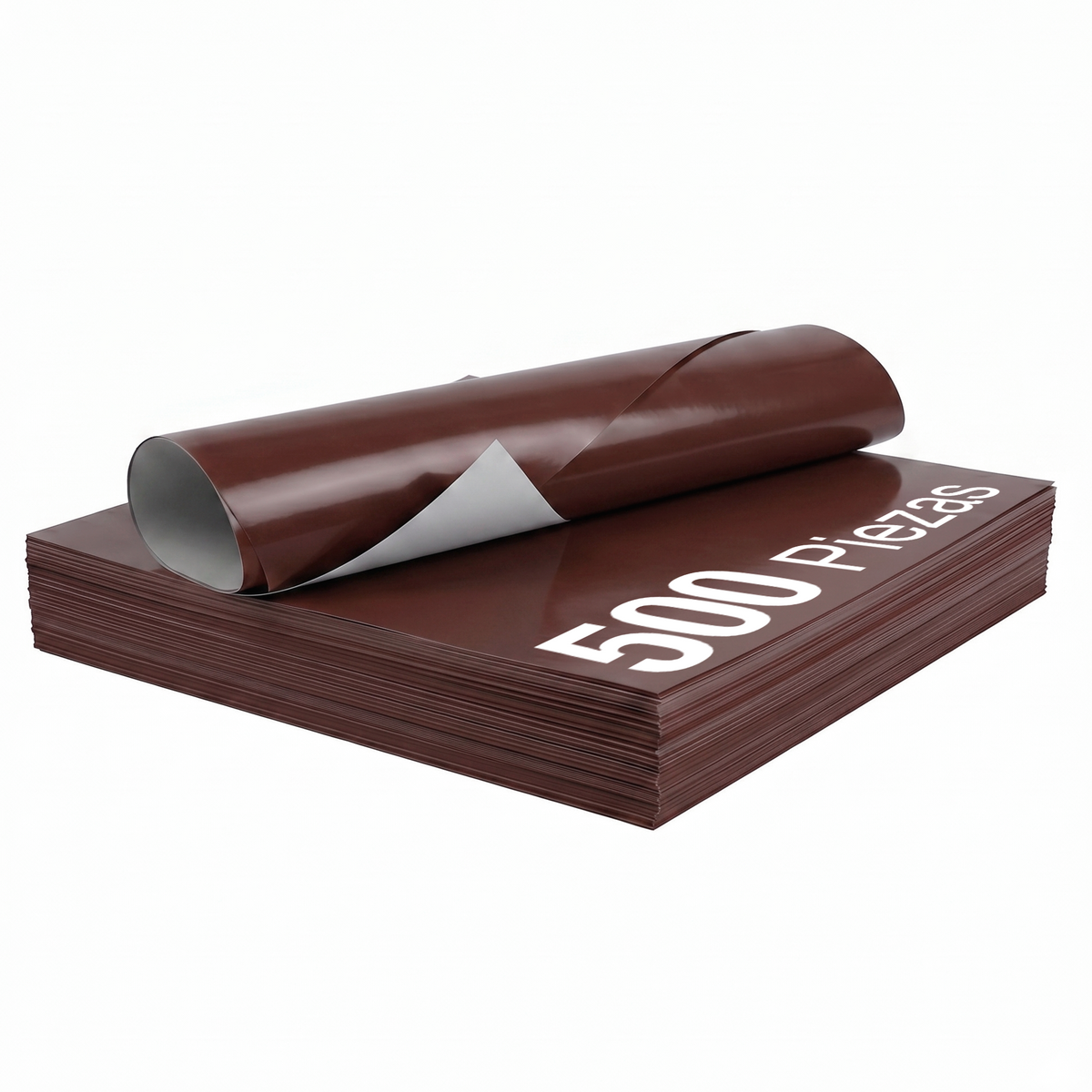 Papel Lustre Café 50x70 cm | Caja 500 hojas