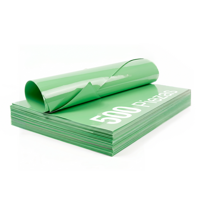 Papel Lustre Verde Nilo 50x70 cm | Caja 500 hojas