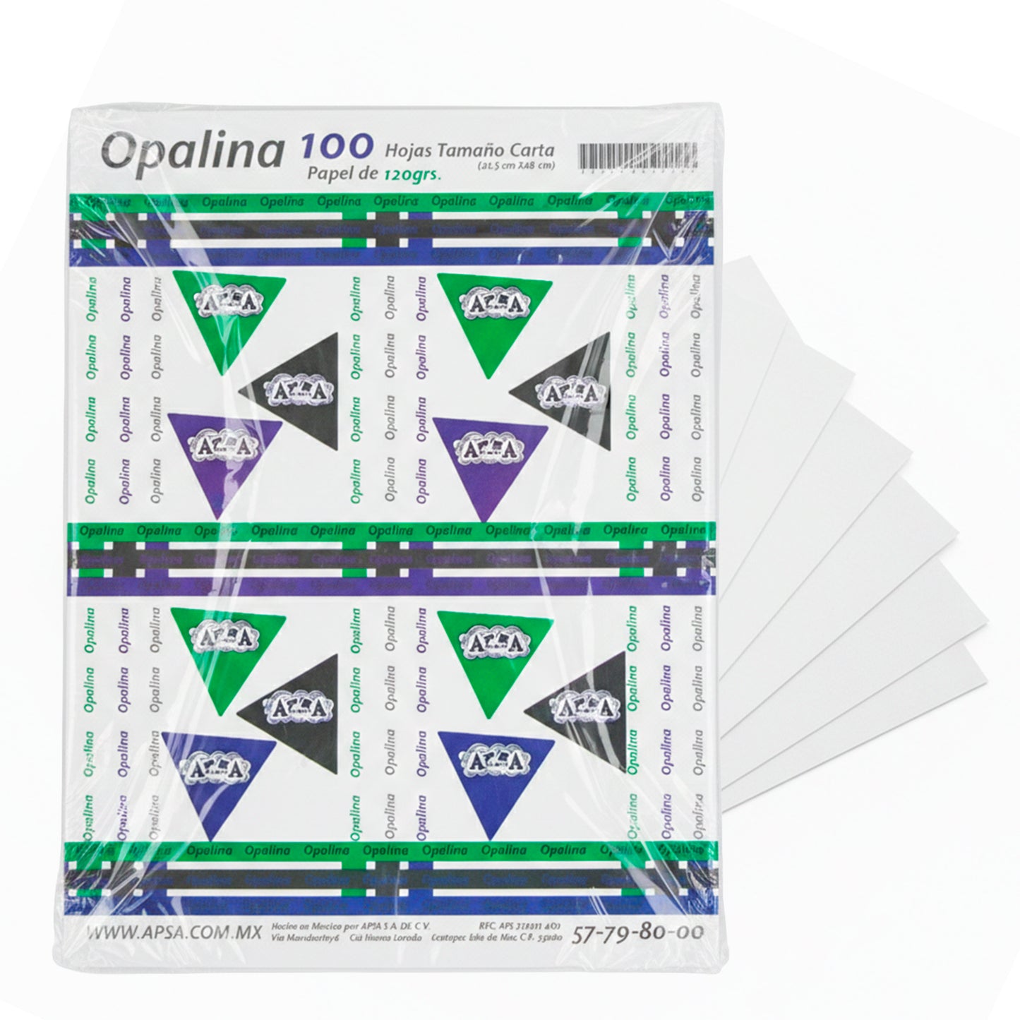 Papel Opalina Blanca | Tamaño Carta 120 g
