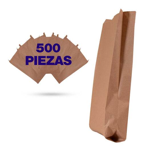 Bolsa Papel Kraft No. 16 | 20 cm x 9 cm x 47 cm