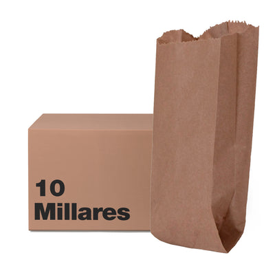 Bolsa Papel Kraft No.1/2 | 7.4 cm x 4 cm x 15.5 cm