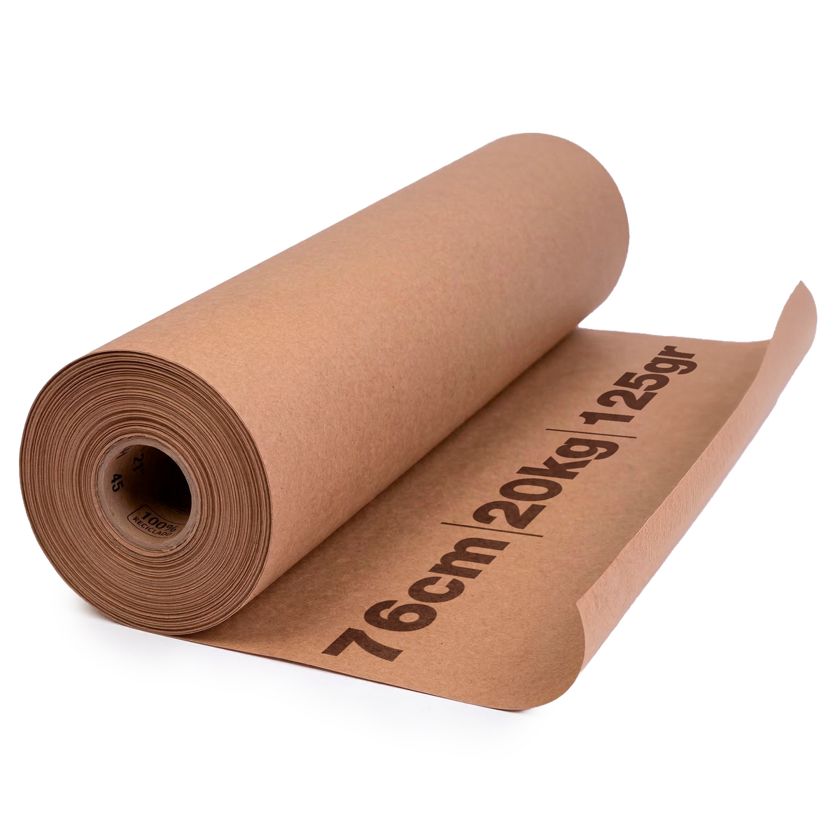 Papel Envoltura Kraft Reciclado 125 grs | 76 cm x 20 kg