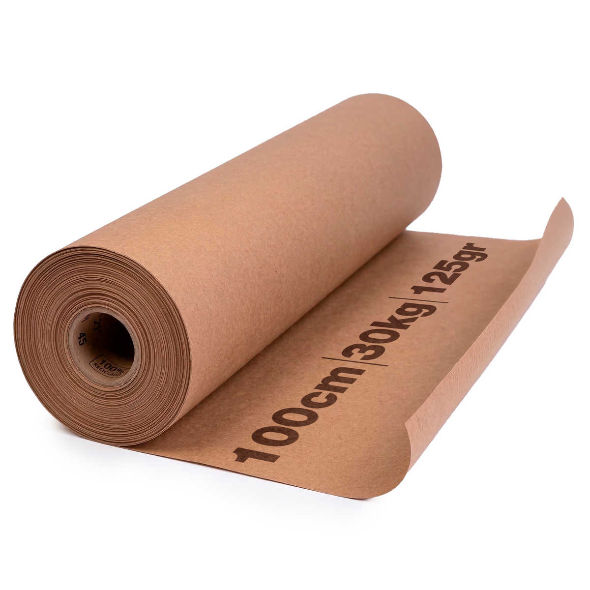 Papel Envoltura Kraft Reciclado 125 grs | 100 cm x 30 kg