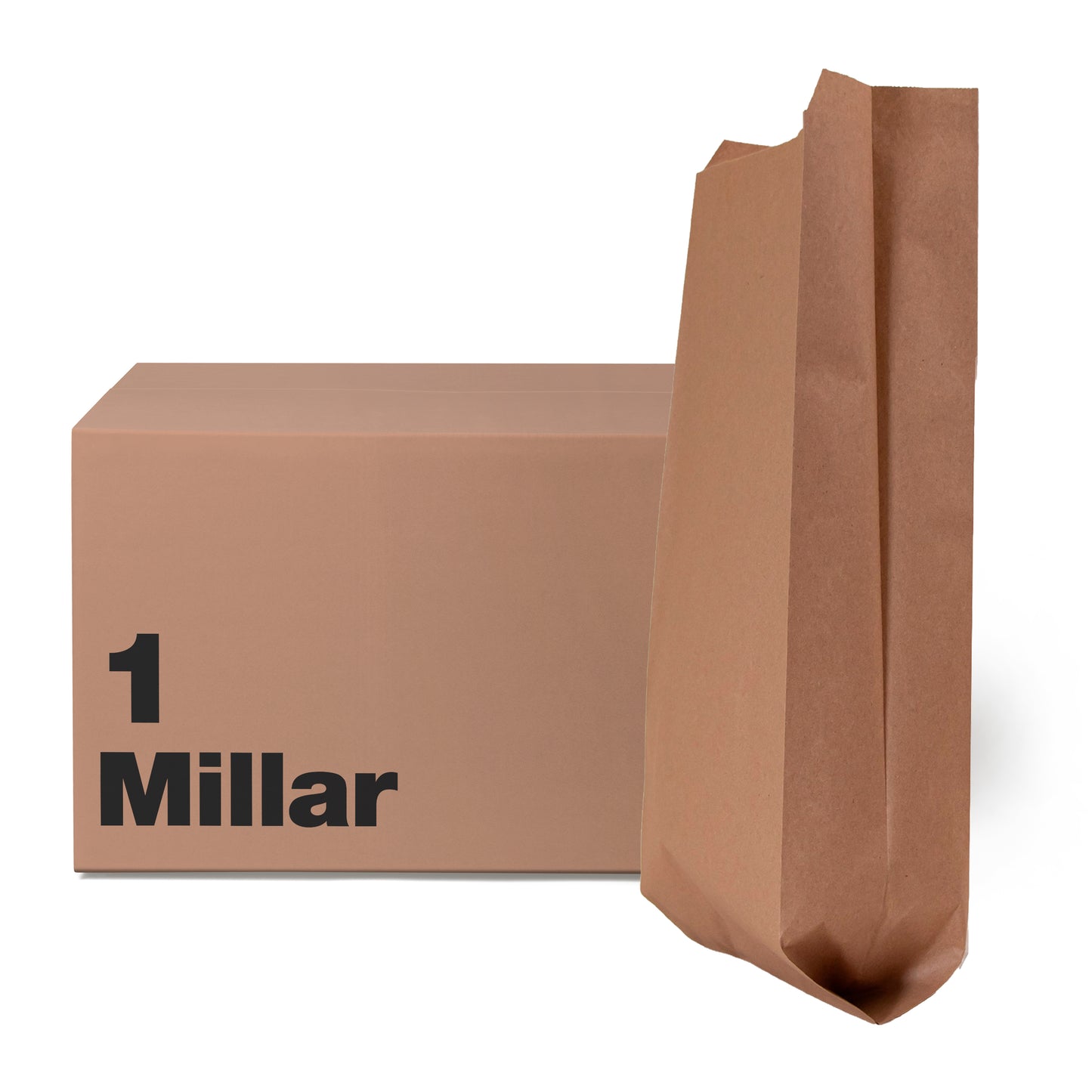 Bolsa Papel Kraft No. 14 | 19.8 cm x 9 cm x 43 cm