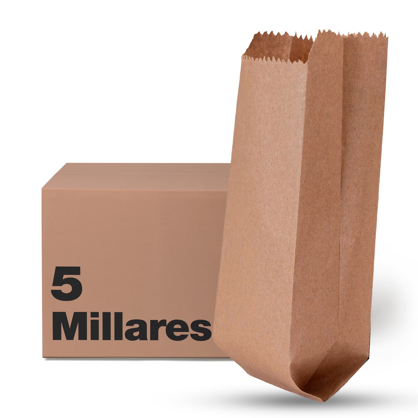 Bolsa Papel Kraft No.3 | 12cm x 6.3cm x 24.5 cm