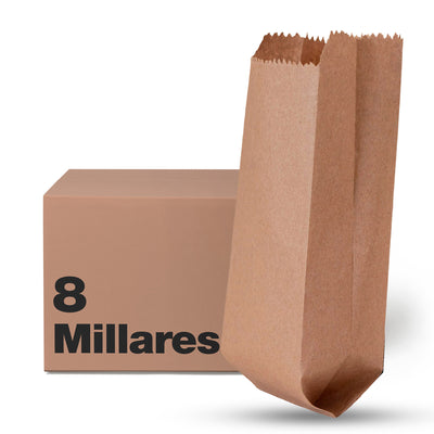 Bolsa Papel Kraft No.1 | 9 cm x 4.5 cm x 20 cm