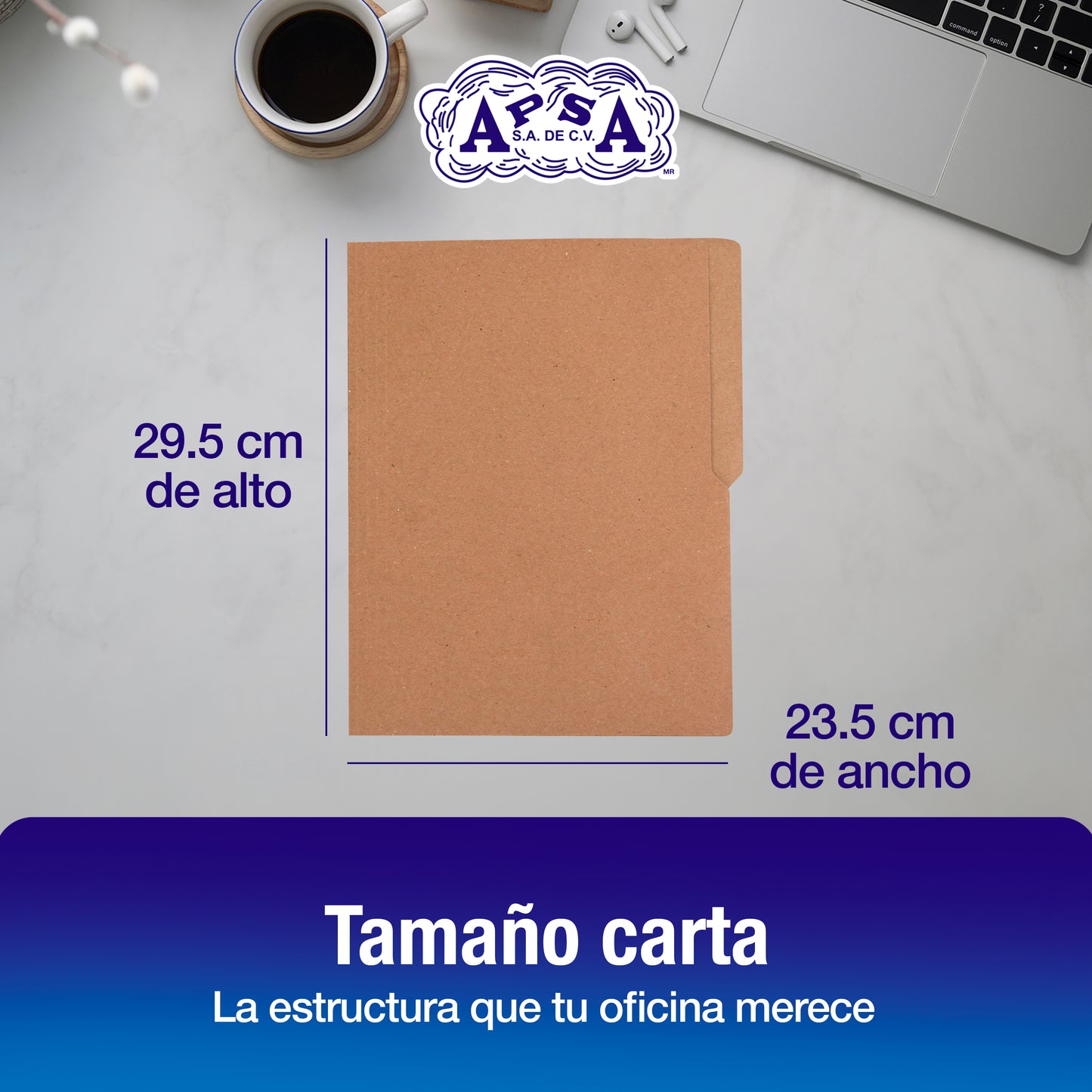 Folder Kraft | Tamaño Carta