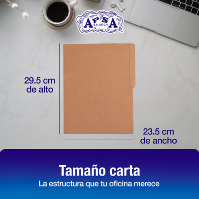 Folder Kraft | Tamaño Carta