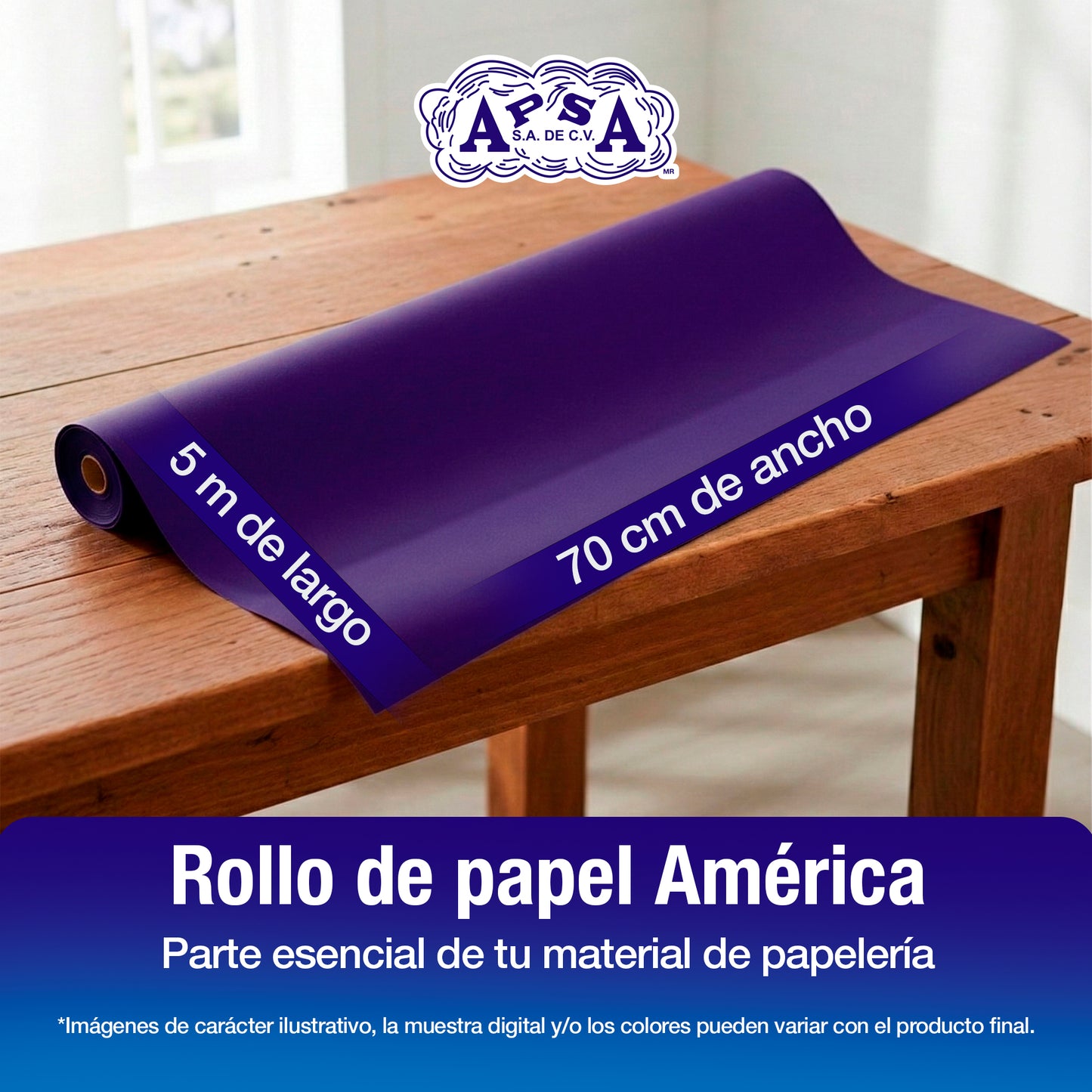 Papel América Obispo | Rollo 70 cm x 5 m