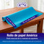 Papel América Azul Pastel | Rollo 70 cm X 5 m
