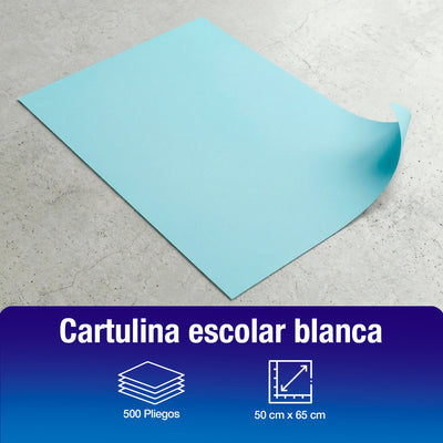 Cartulina Azul 50 x 65 cm | 500 Piezas