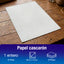 Papel Cascarón Blanco Tamaño 1 Entero | 25 Piezas