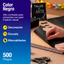 Papel Lustre Negro 50x70 cm | Caja 500 hojas