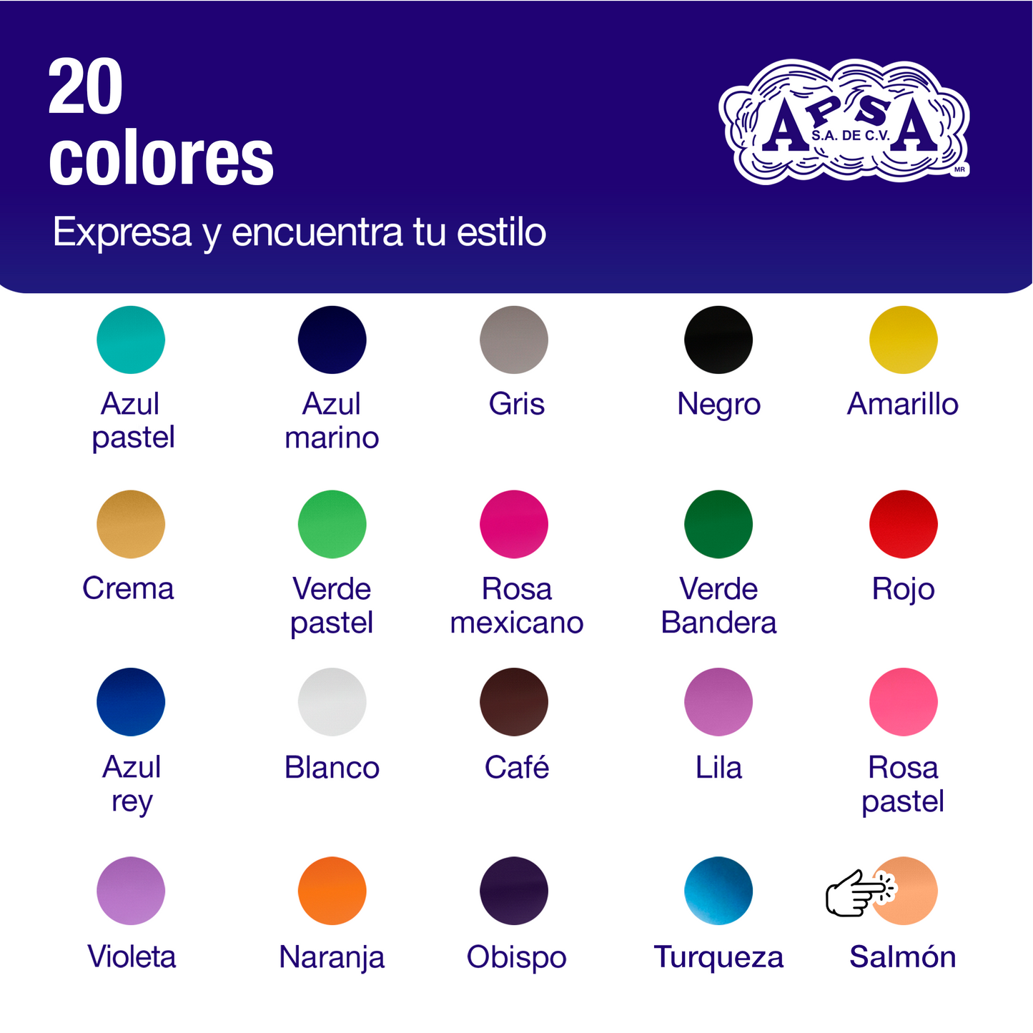 Papel América Salmón | Rollo 70 cm X 25 m