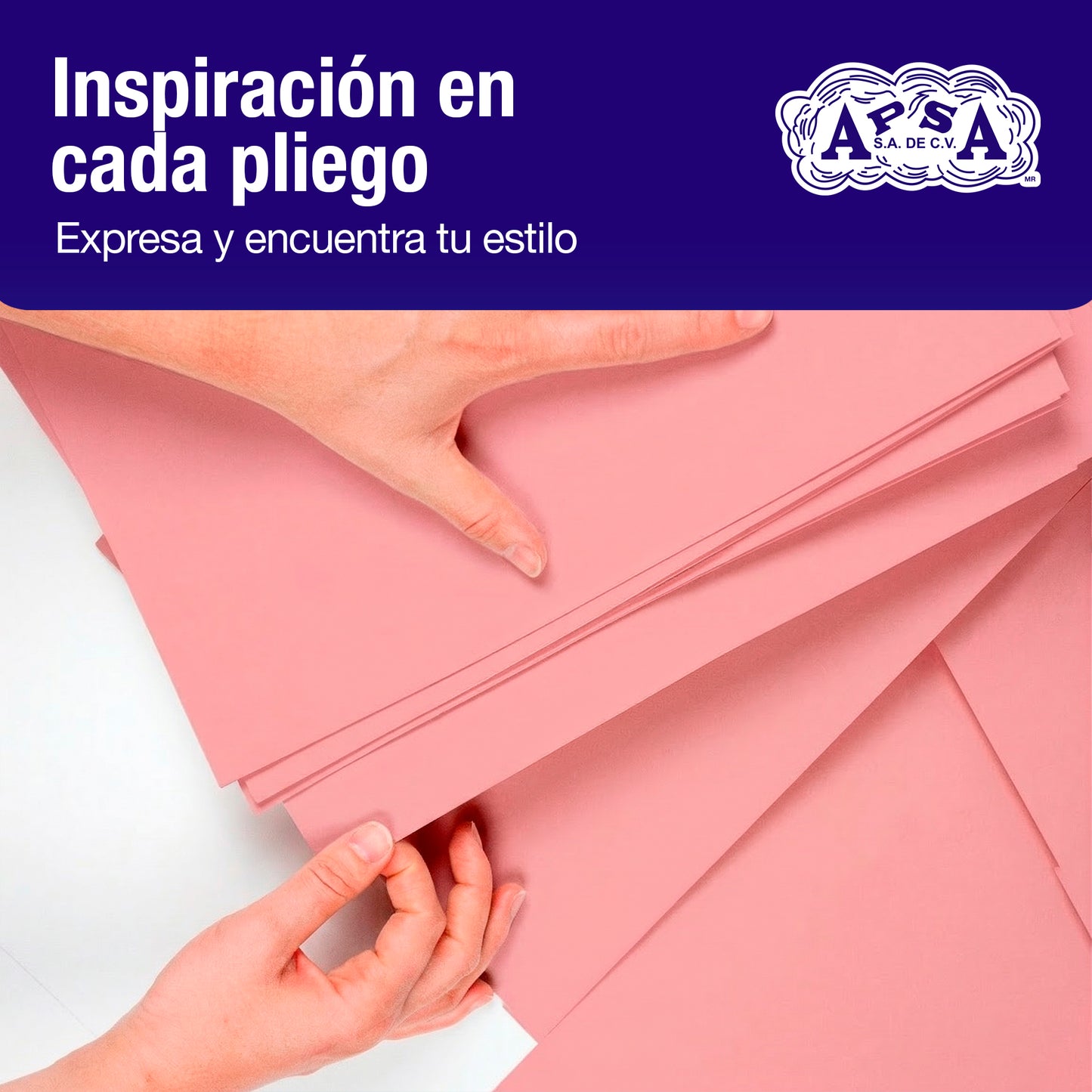 Cartulina Rosa 50 x 65 cm | 500 Piezas