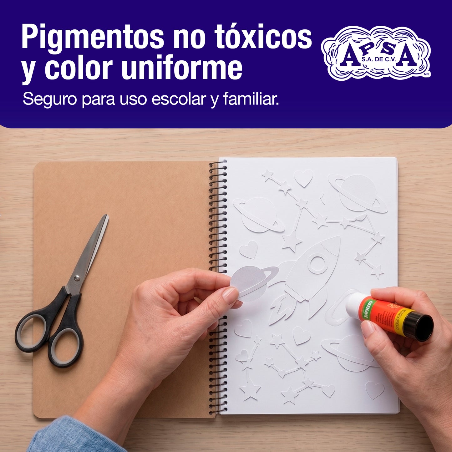 Papel Lustre Blanco 50x70 cm | Caja 500 hojas