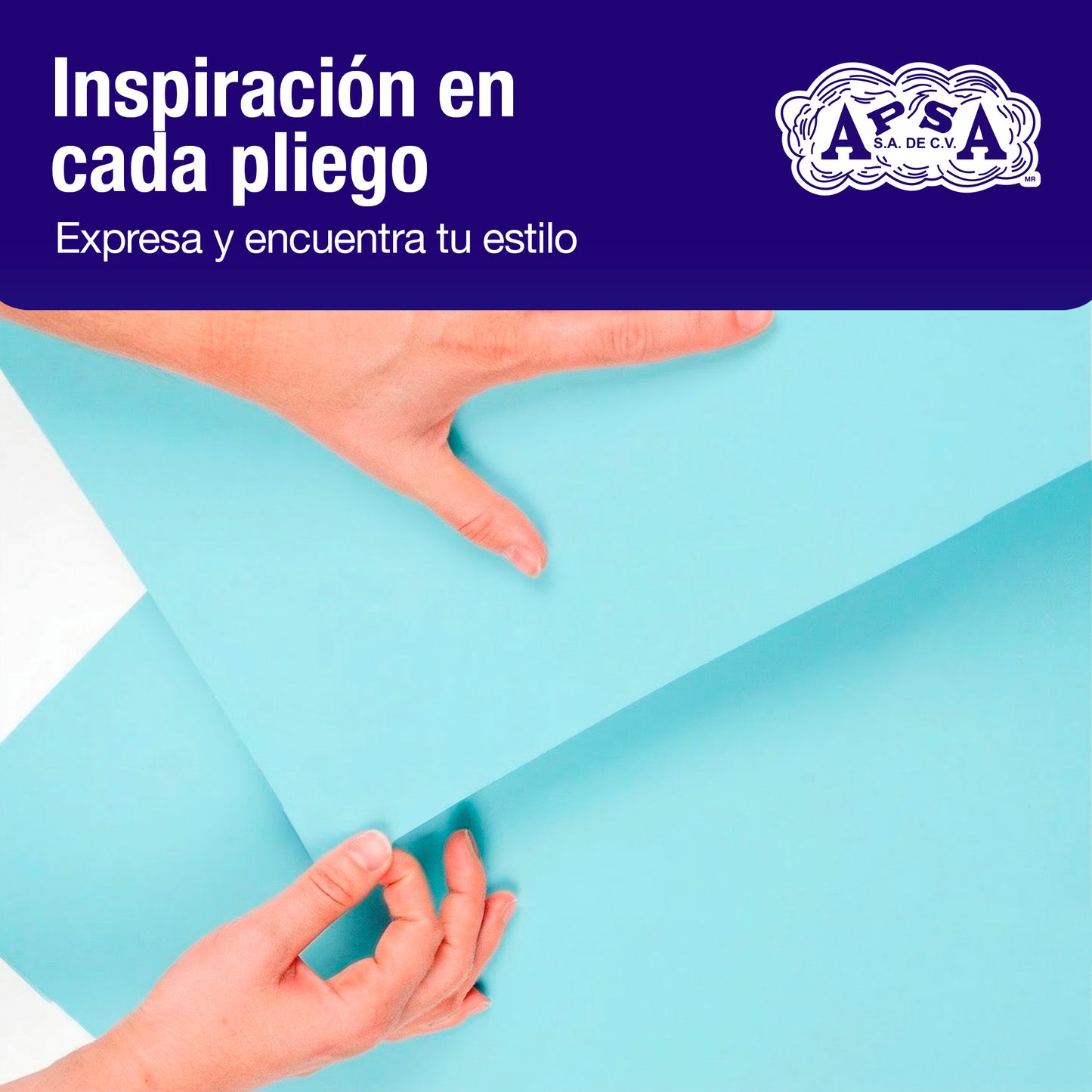 Cartulina Azul 50 x 65 cm | 500 Piezas
