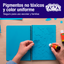 Papel Lustre Azul Turquesa 50x70 cm | Caja 500 hojas