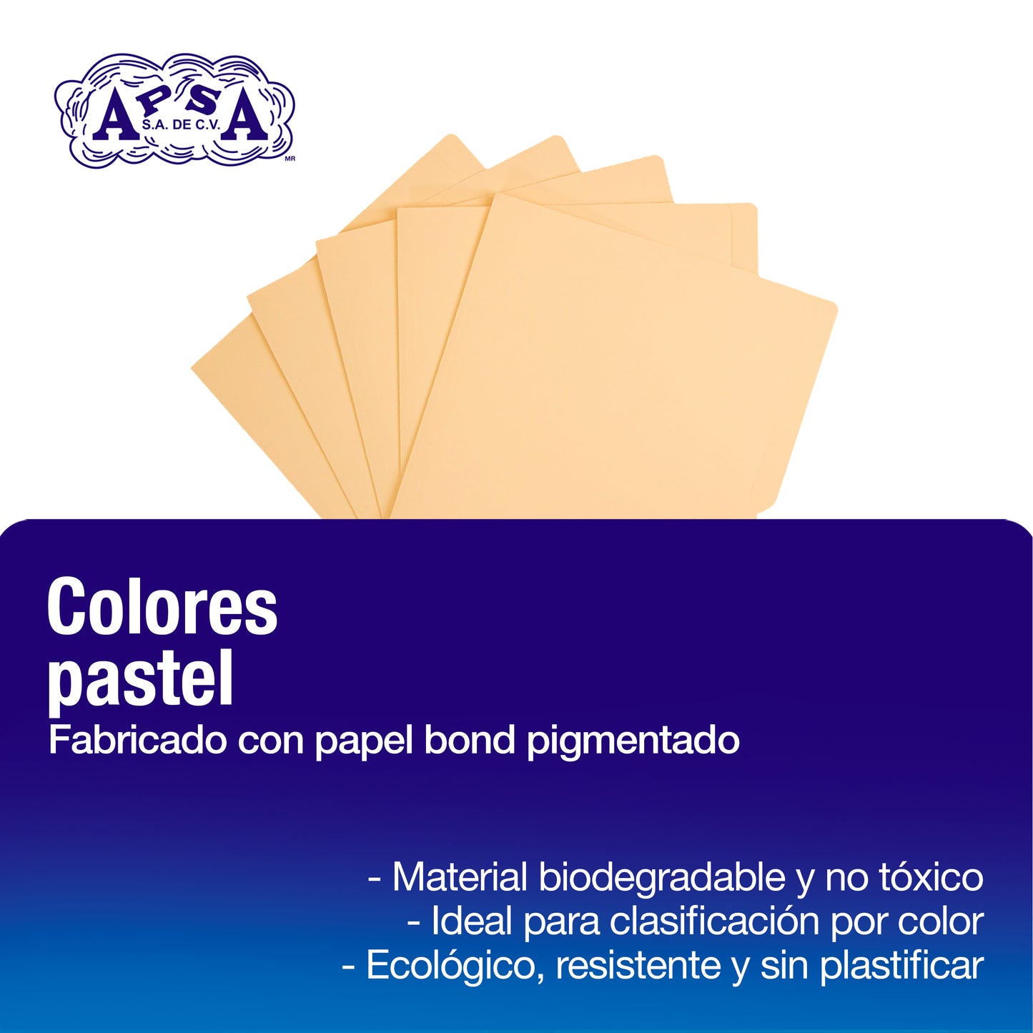 Folder Color Crema | Tamaño Carta