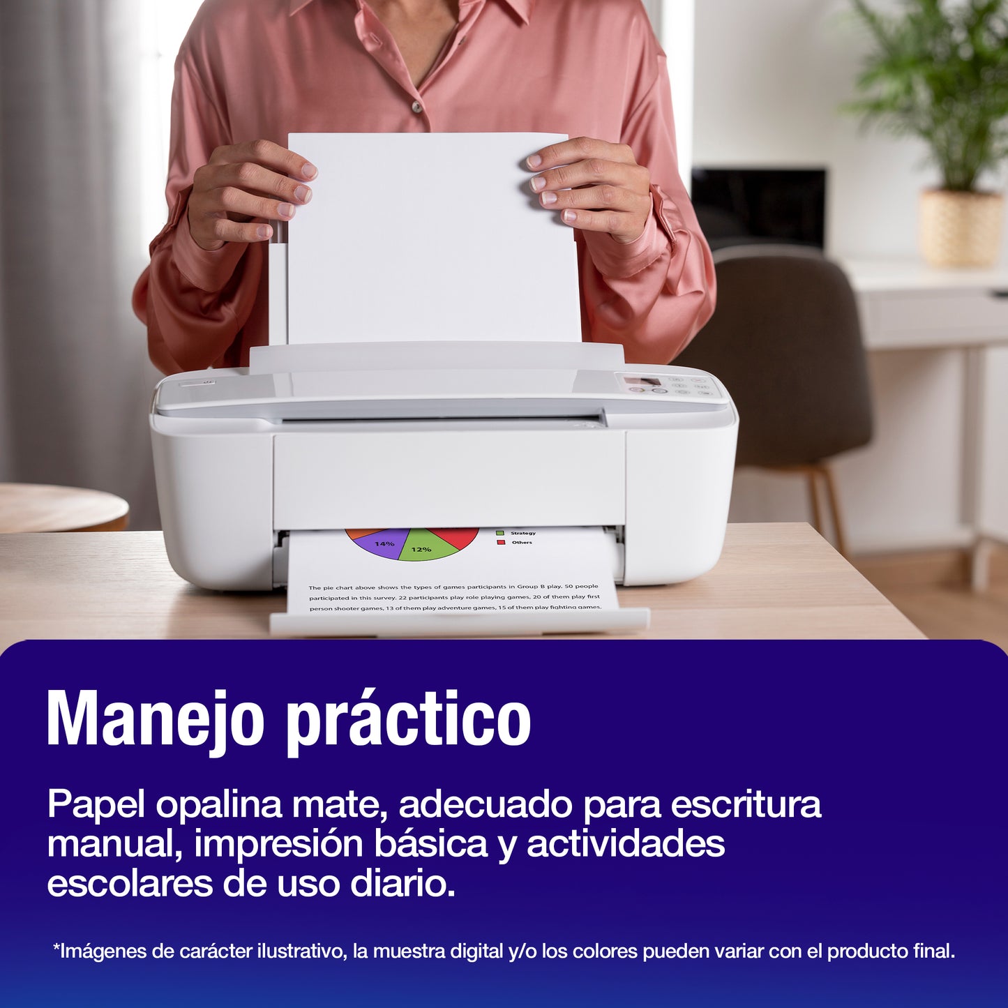 Papel Opalina Blanca | Tamaño Carta 120 g