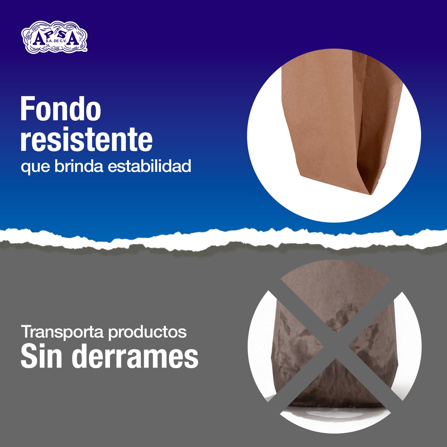 Bolsa Papel Kraft No. 6 | 31 cm x 15.5 cm x 8 cm