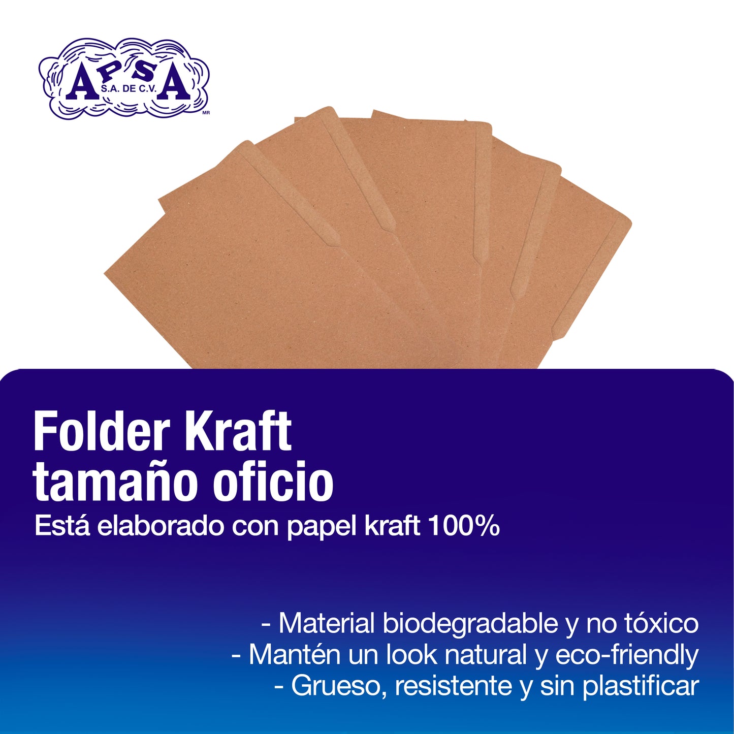 Folder Kraft | Tamaño Oficio