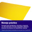 Papel Lustre Amarillo Canario 50x70 cm | Caja 500 hojas