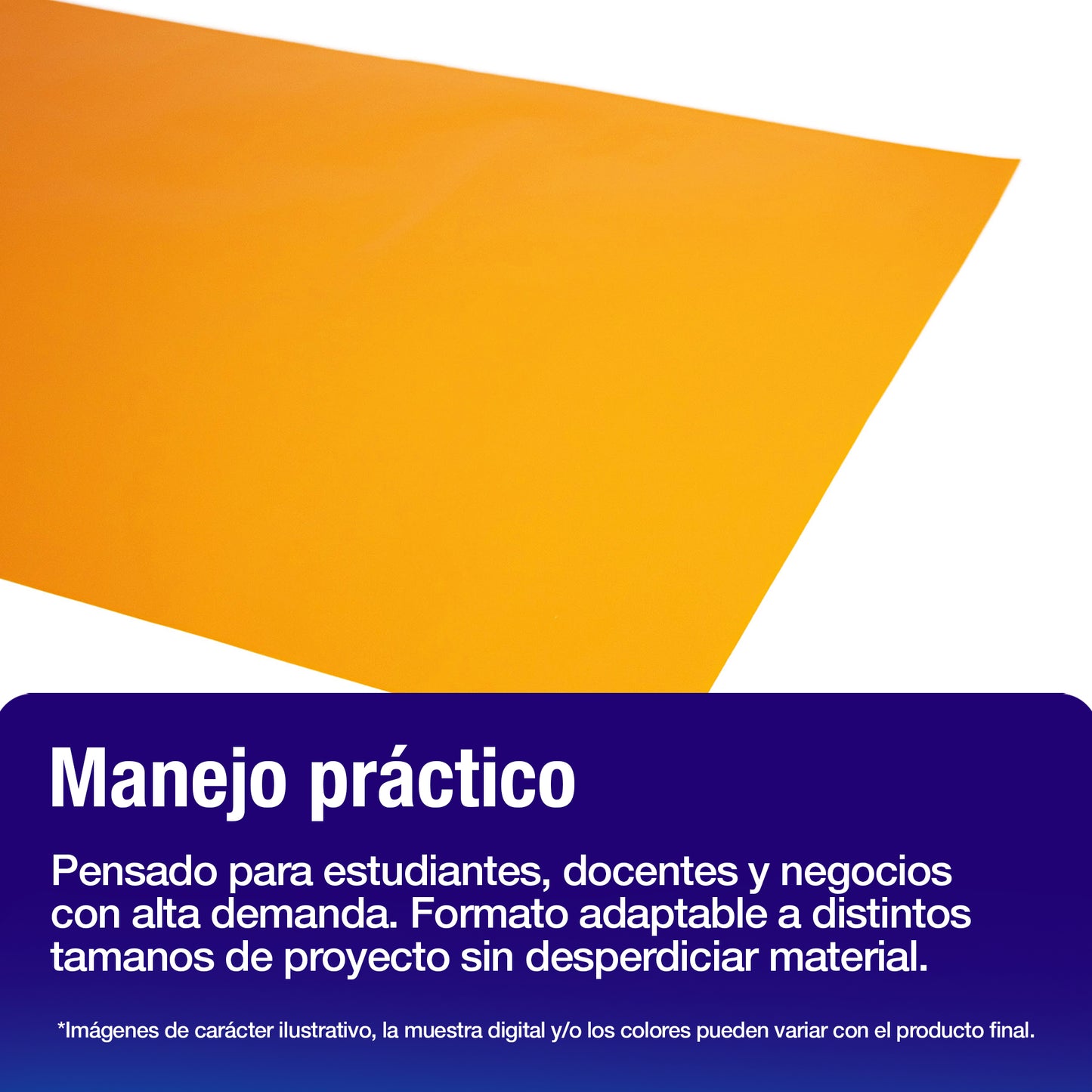 Papel Lustre Mostaza 50x70 cm | Caja 500 hojas