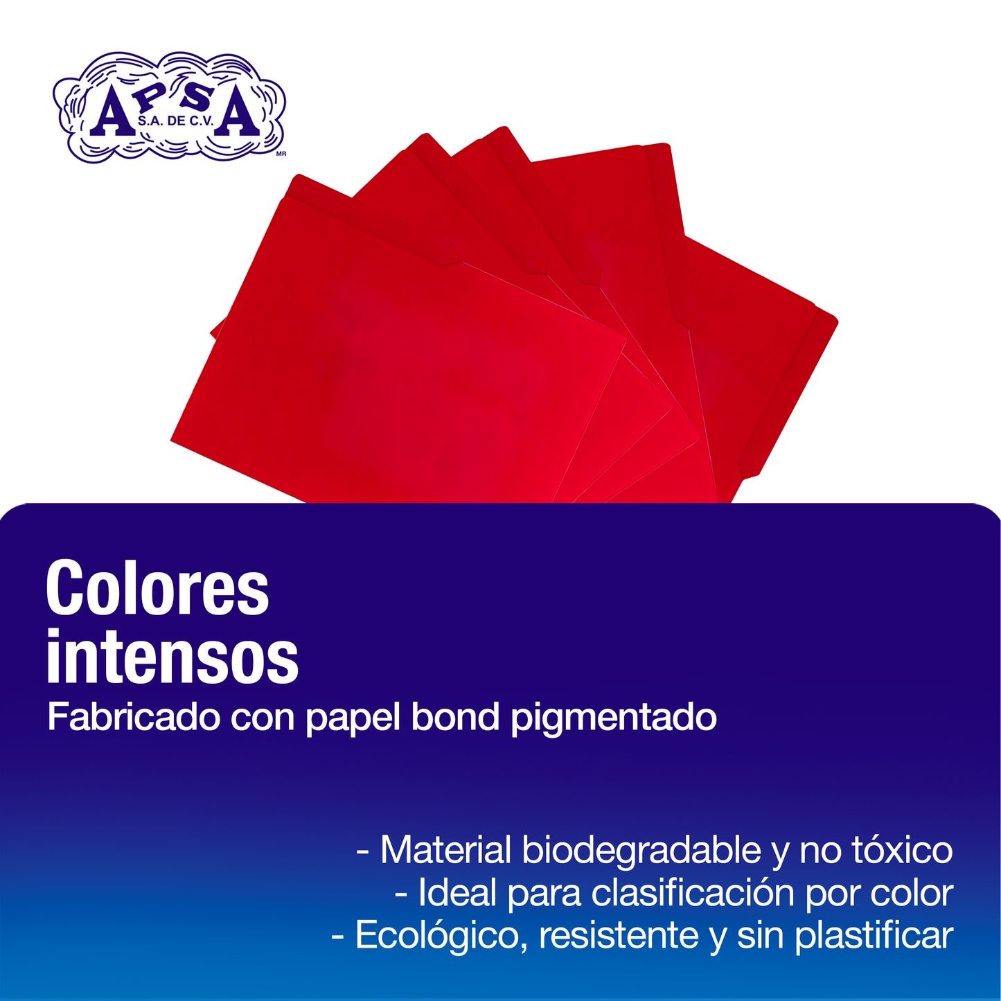 Folder Color Rojo | Tamaño Carta