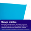 Papel Lustre Azul Cielo 50x70 cm | Caja 500 hojas