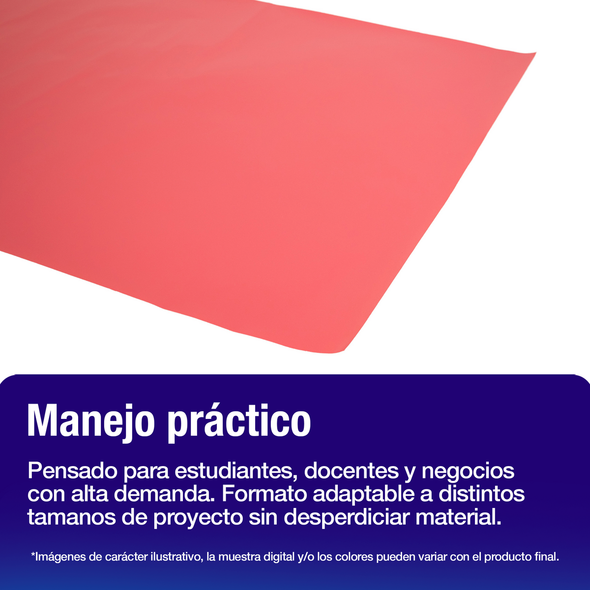 Papel Lustre Rosa Pastel 50x70 cm | Caja 500 hojas