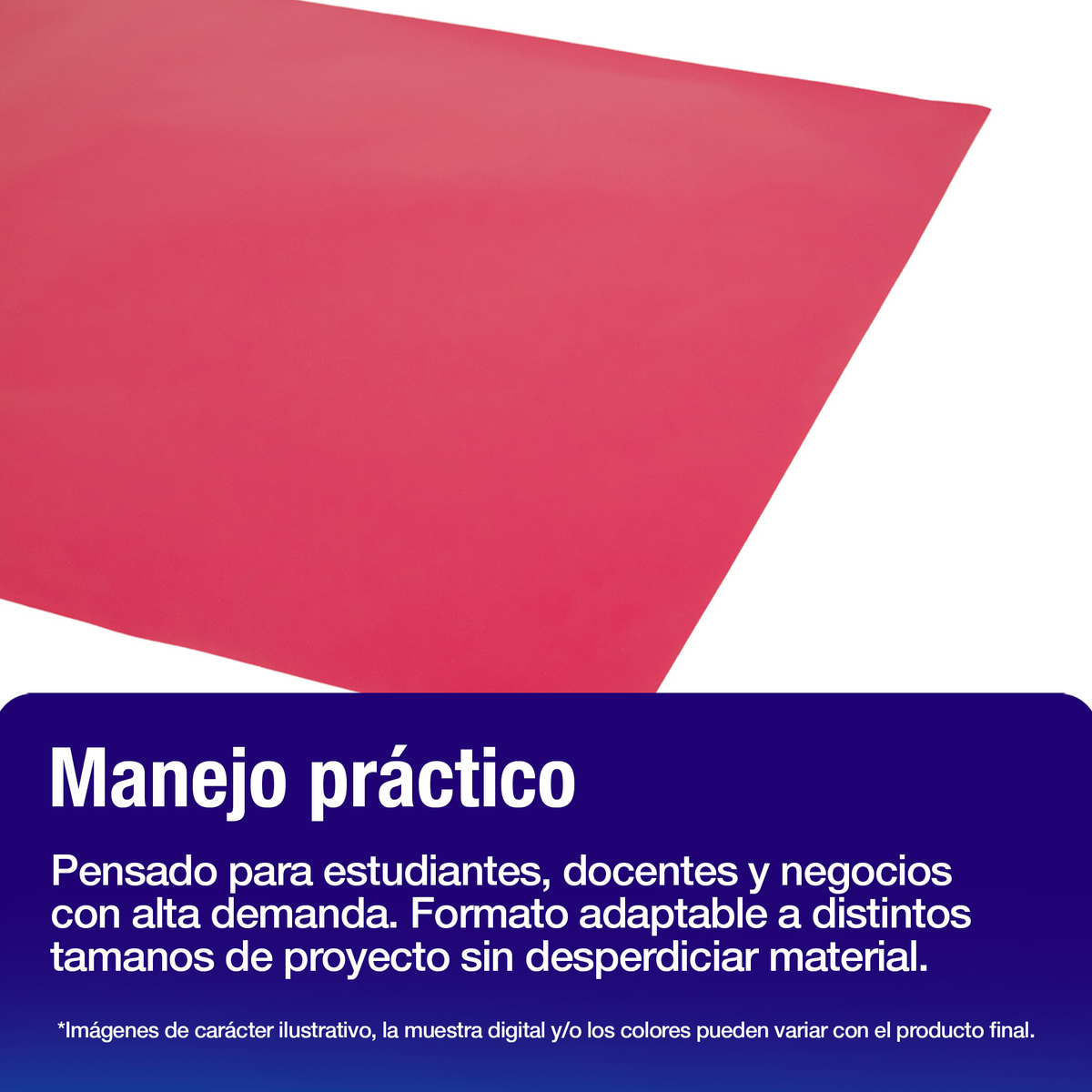 Papel Lustre Rosa Mexicano 50x70 cm | Caja 500 hojas