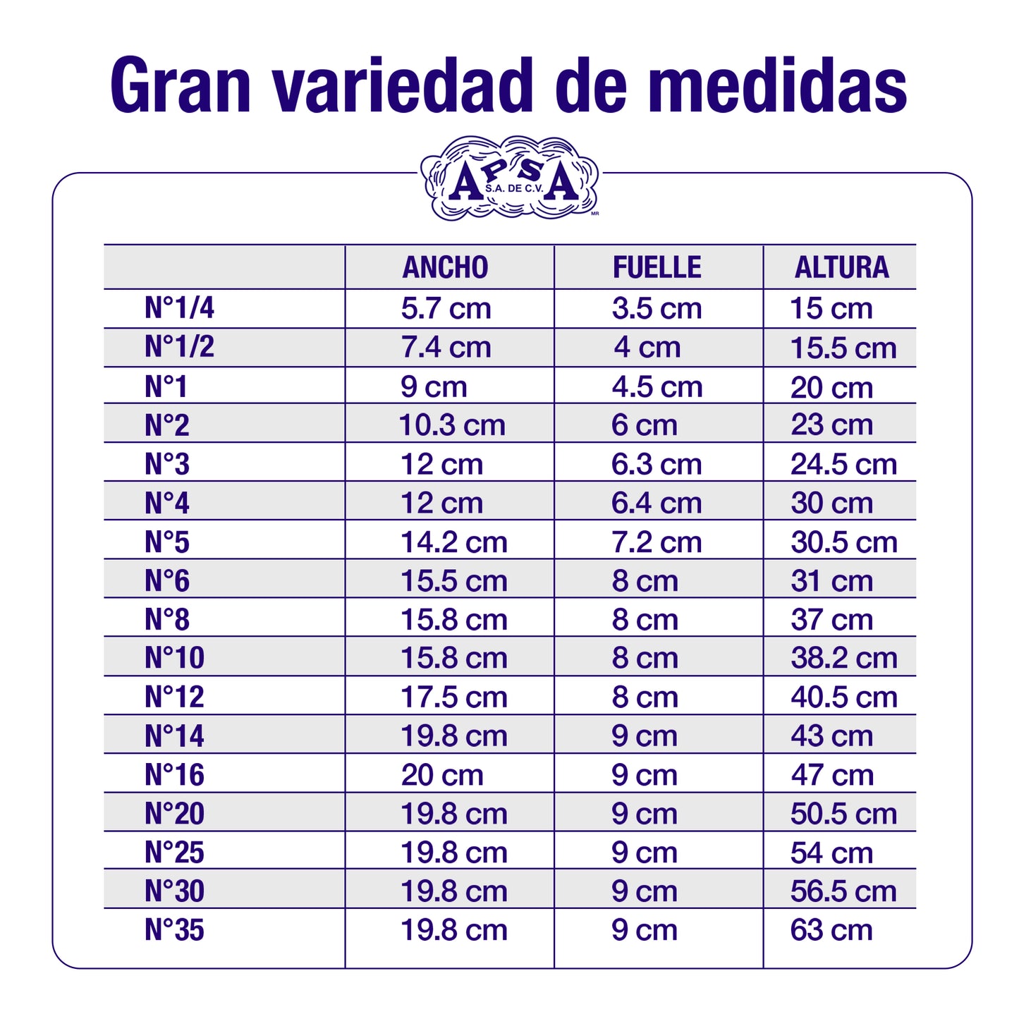 Bolsa Papel Kraft No.1/2 | 7.4 cm x 4 cm x 15.5 cm