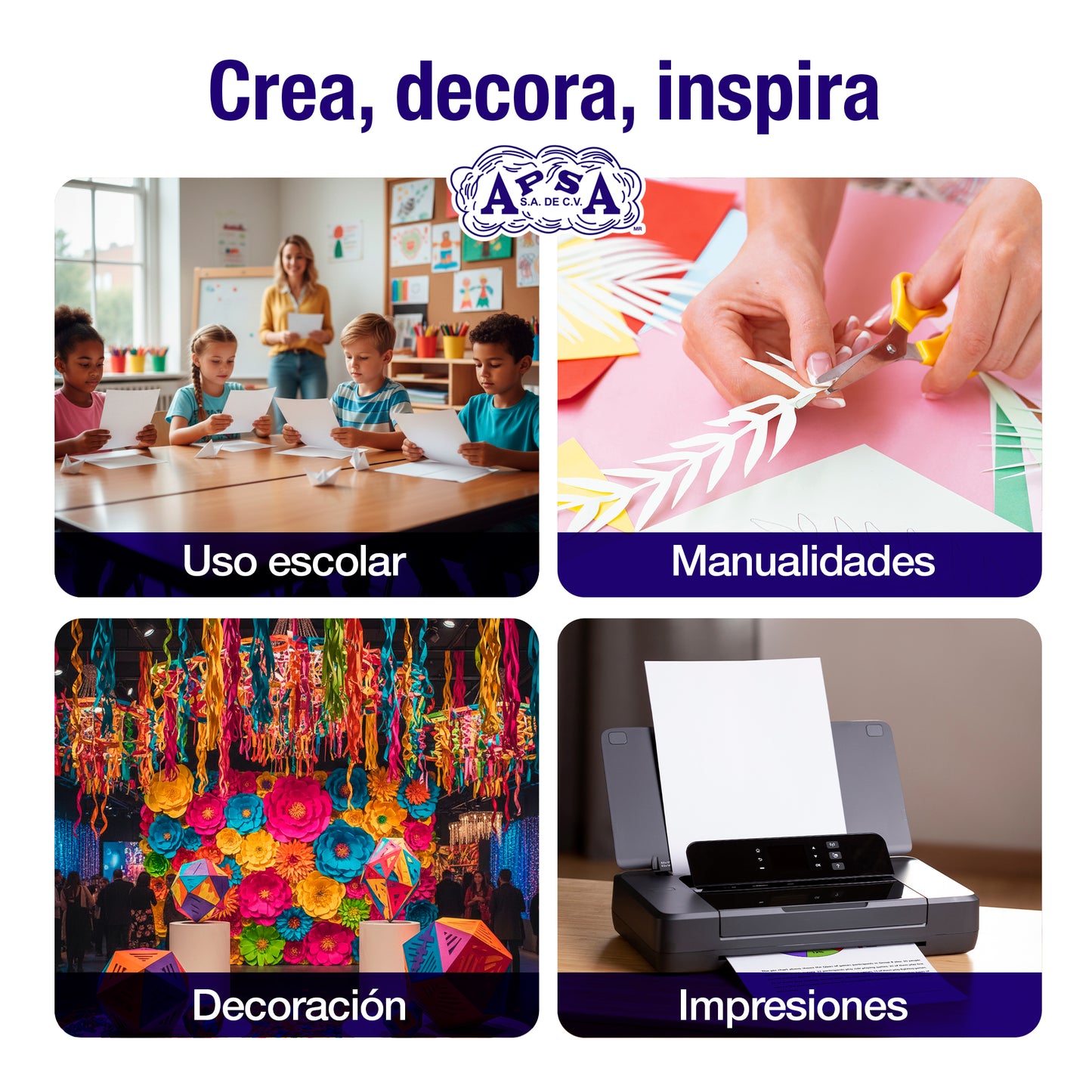 Papel Cartulina Opalina Blanca | Tamaño Carta 200 g