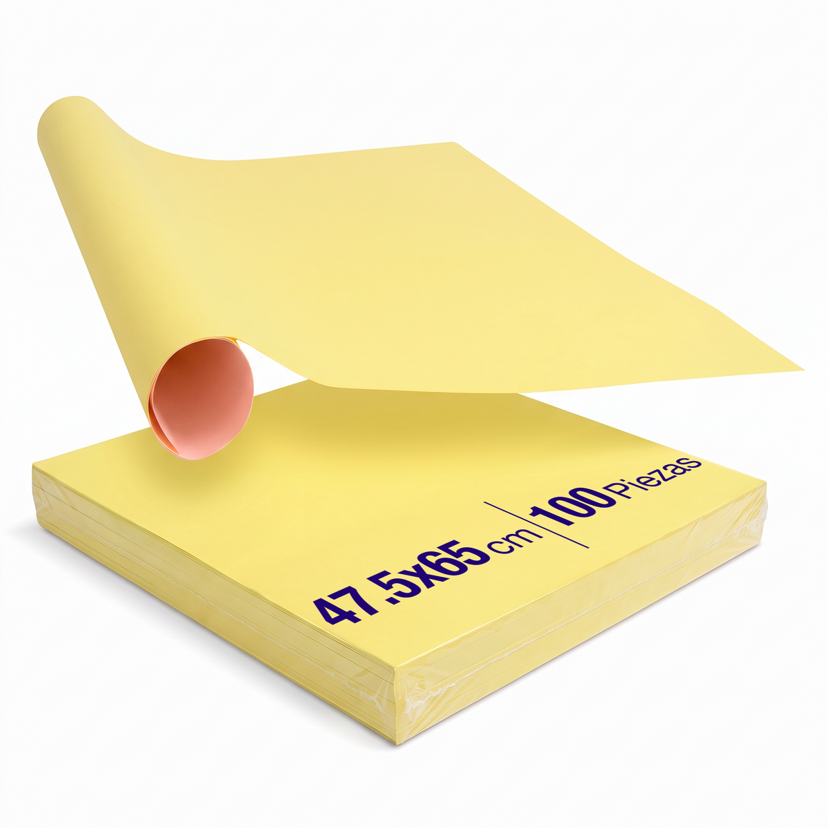 Cartulinas Iris Amarillo 45x66 cm | 100 piezas