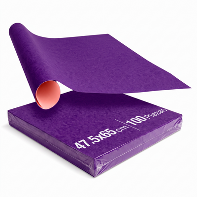 Cartulinas Iris Morado 45x66 cm | 100 piezas