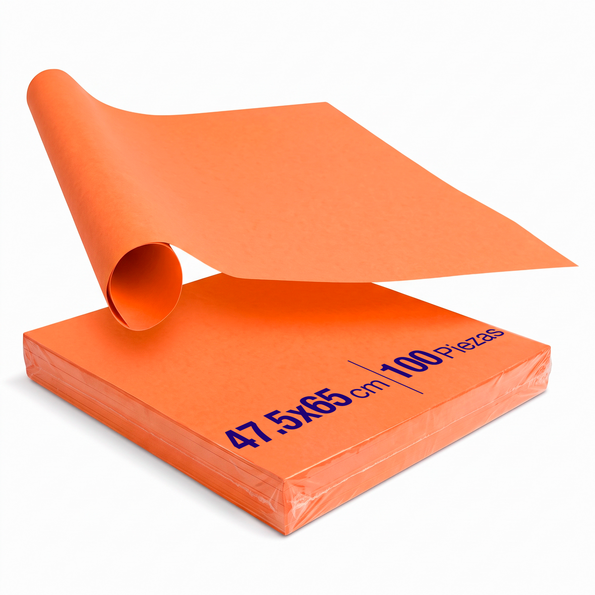 Cartulinas Iris Naranja 45x66 cm | 100 piezas